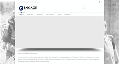 Desktop Screenshot of engageinternational.org